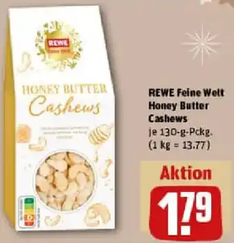 REWE REWE Feine Welt Honey Butter Cashews Angebot