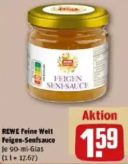 REWE REWE Feine Welt Feigen-Senfsauce Angebot