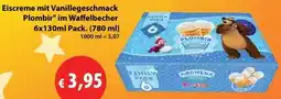 Mix Markt Eiscreme mit Vanillegeschmack Plombir Angebot