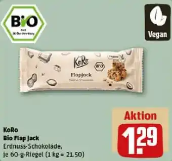 REWE KoRo Bio Flap Jack Angebot