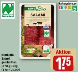 REWE REWE Bio Salami Angebot