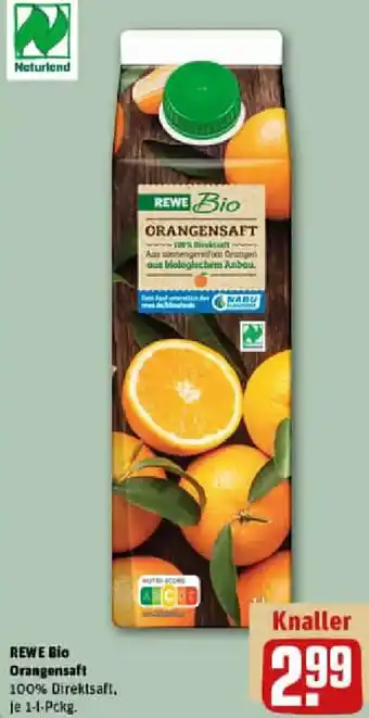 REWE REWE Bio Orangensaft Angebot