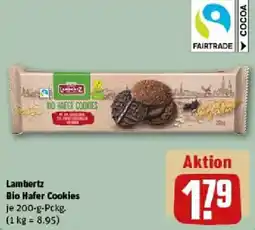 REWE Lambertz Bio Hafer Cookies Angebot