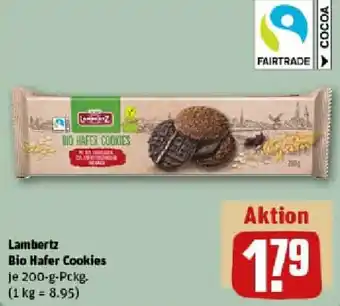REWE Lambertz Bio Hafer Cookies Angebot