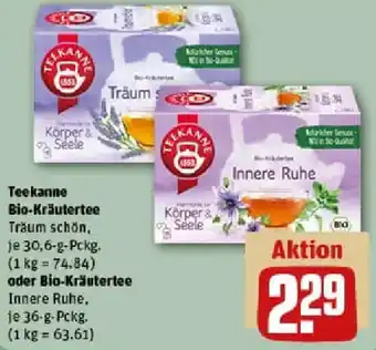 REWE Teekanne Bio-Kräutertee oder Bio-Kräutertee Angebot