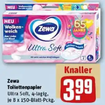 REWE Zewa Toilettenpapier Angebot