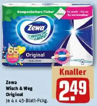 REWE Zewa Wisch & Weg Original Angebot