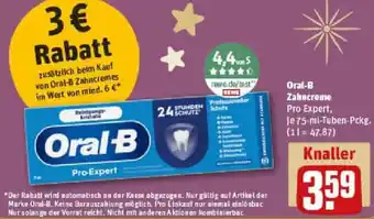 REWE Oral-B Zahncreme Angebot