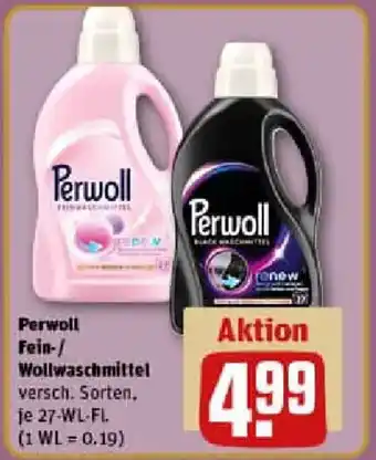 REWE Perwoll Fein-/ Wollwaschmittel Angebot
