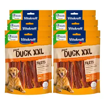 Netto Marken-Discount Vitakraft Pure Duck XXL Entenbrustfiletstreifen 250 g, 6er Pack Angebot