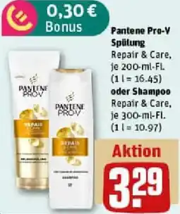 REWE Pantene Pro-V Spülung oder Shampoo Angebot