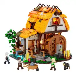 Netto Marken-Discount Lumibricks Konstruktionsspielzeug Mittelalterliche Wassermühle Angebot