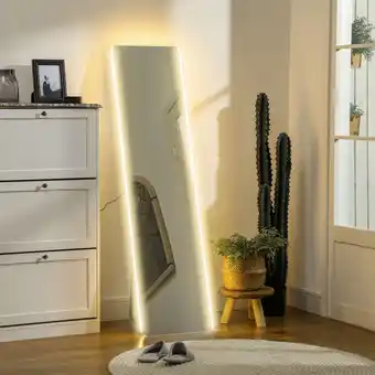 Netto Marken-Discount HOMCOM Ganzkörperspiegel Hartglas, Metall Angebot