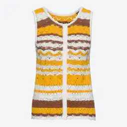 NKD Damen-Ajour-Strick-Top aus Baumwolle Angebot