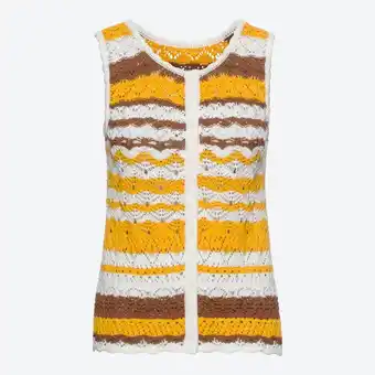 NKD Damen-Ajour-Strick-Top aus Baumwolle Angebot