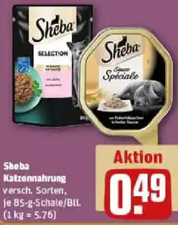 REWE Sheba Katzennahrung Angebot
