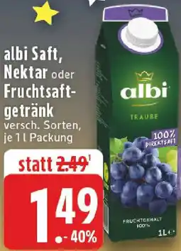 Edeka albi Saft, Nektar oder Fruchtsaftgetränk Angebot