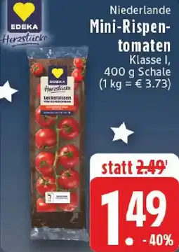 Edeka EDEKA Herzstücke Mini-Rispentomaten Angebot