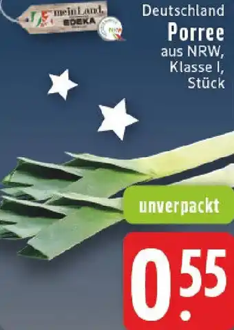 Edeka Deutschland Porree Angebot