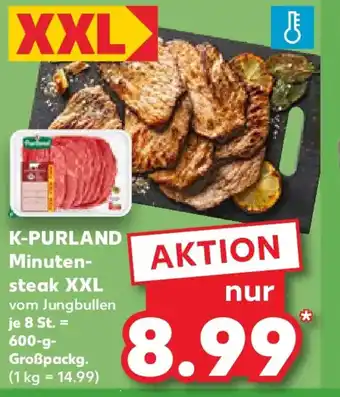 Kaufland K-PURLAND Minutensteak XXL Angebot