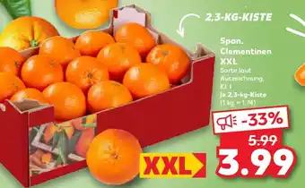 Kaufland Span. Clementinen XXL Angebot