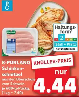 Kaufland K-PURLAND Schinkenschnitzel Angebot