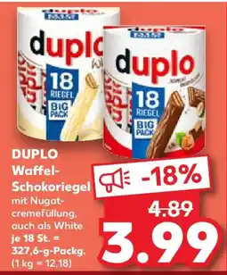 Kaufland DUPLO Waffel Schokoriegel Angebot