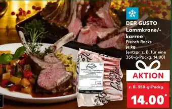 Kaufland DER GUSTO Lammkrone/karree Angebot