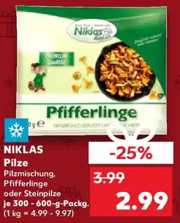 Kaufland NIKLAS Pilze Angebot