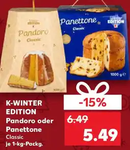 Kaufland K-WINTER EDITION Pandoro oder Classic Angebot