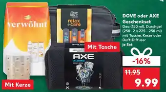 Kaufland DOVE oder AXE Geschenkset Angebot
