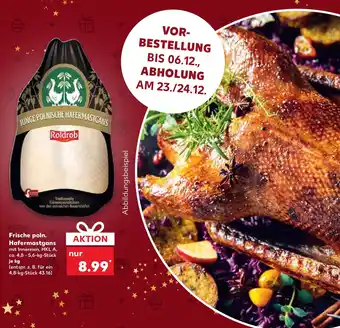 Kaufland Frische poln. Hafermastgans Angebot