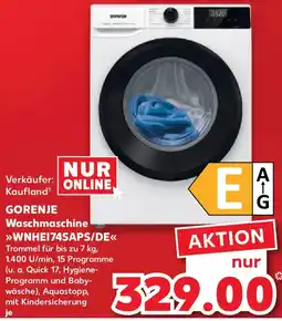 Kaufland GORENJE Waschmaschine WNHEI74SAPS/DE Angebot