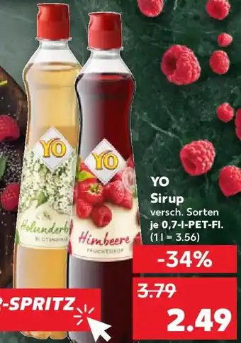 Kaufland YO Sirup Angebot