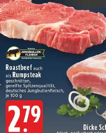 Edeka Roastbeef auch als Rumpsteak Angebot