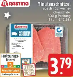 Edeka RASTING Minutenschnitzel Angebot