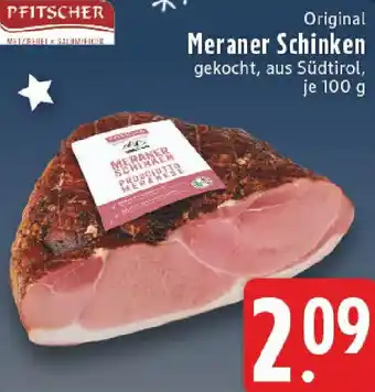 Edeka PFITSCHER Meraner Schinken Angebot