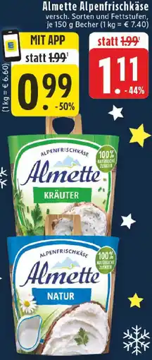 Edeka Almette Alpenfrischkäse Angebot