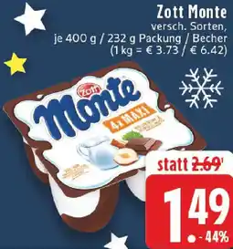Edeka Zott Monte Angebot