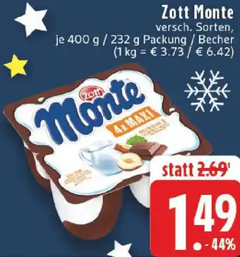 Edeka Zott Monte Angebot