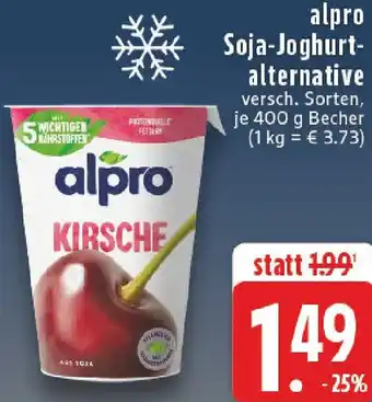 Edeka alpro Soja-Joghurtalternative Angebot