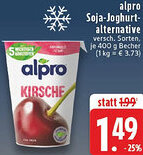 Edeka alpro Soja-Joghurtalternative Angebot