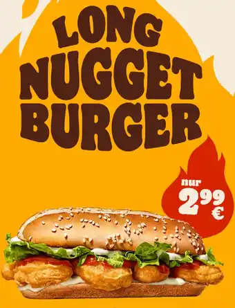 Burger King Long nugget burger Angebot