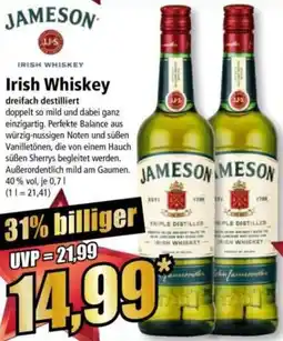 Norma JAMESON Irish Whiskey Angebot