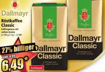 Norma Dallmayr Röstkaffee Classic Angebot