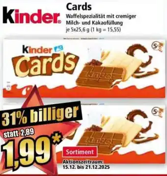 Norma Kinder Cards Angebot