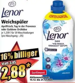 Norma Lenor Weichspüler Angebot