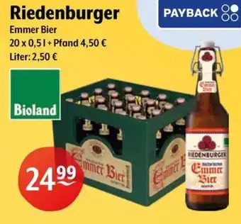 Getränke Hoffmann Riedenburger Emmer Bier Angebot