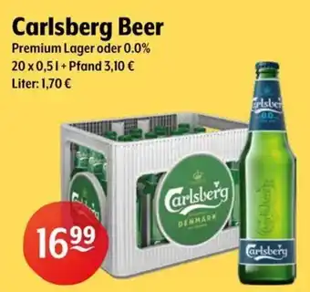 Getränke Hoffmann Carlsberg Beer Premium Lager oder 0.0% Angebot