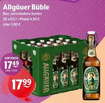 Getränke Hoffmann Allgäuer Büble Bier Angebot